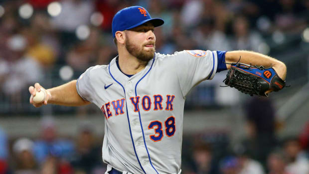Mets starting pitcher Tylor Megill.